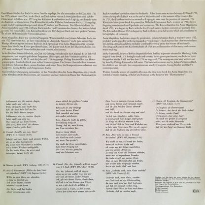 Intercord INT 180.858 - Johann Sebastian Bach - Notenbüchlein fü - Image 4