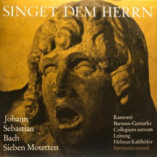 Harmonia Mundi HMS 30862/63 - Singet Dem Herrn - Sieben Motetten