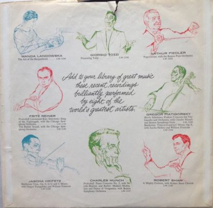 RCA Victor Red Seal LM 1017 - The Well-Tempered Clavier: Book I: - Image 5
