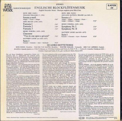 Telefunken 6.42129 AW - Englische Blockflötenmusik = English Rec - Image 4