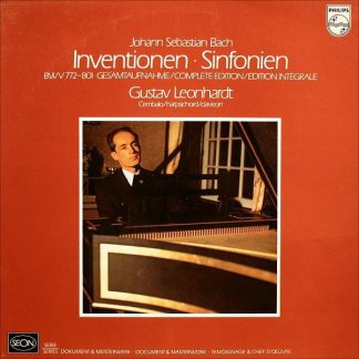 Philips 6575 061 - Inventionen • Sinfonien - BWV 772-801 - Gesam