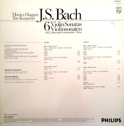 Philips 410 401-1 - 6 Violin Sonatas - Image 2