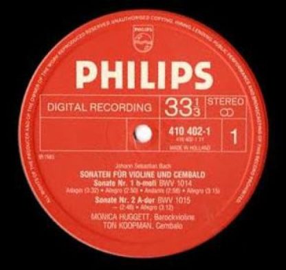 Philips 410 401-1 - 6 Violin Sonatas - Image 3