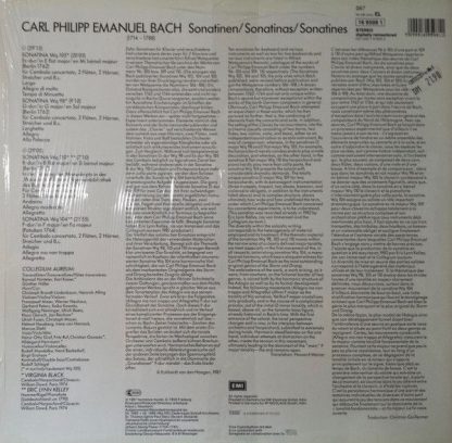 Deutsche Harmonia Mundi 16 9598 1 - Sonatinen/Sonatinas/Sonatine - Image 2