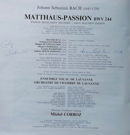 Erato NUM 750553 - Matthäus-Passion - Image 10