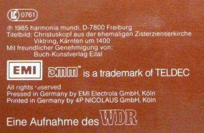 Deutsche Harmonia Mundi 1C 157 16 9541 3 - Messe H-Moll / Mass B - Image 12