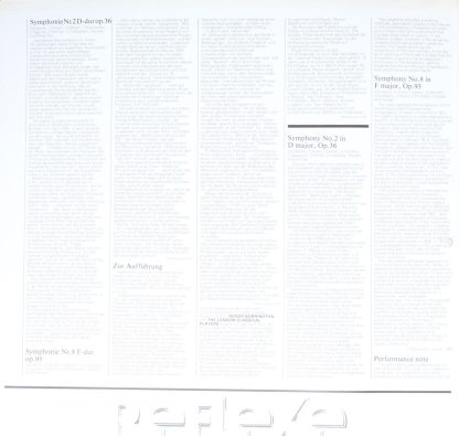 EMI 27 0563 1 - Beethoven - Symphonies 2 & 8 - Image 2