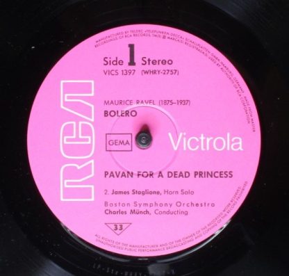 RCA Victrola VICS 1397 - Bolero - La Valse / Pavane Pour Une Inf - Image 3