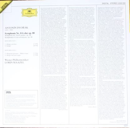 Deutsche Grammophon 2532 034 - Symphonie N°8 - Image 2