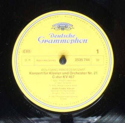 Deutsche Grammophon 2535 744 - Klavierkonzert C-dur Kv 467 / Kon - Image 3