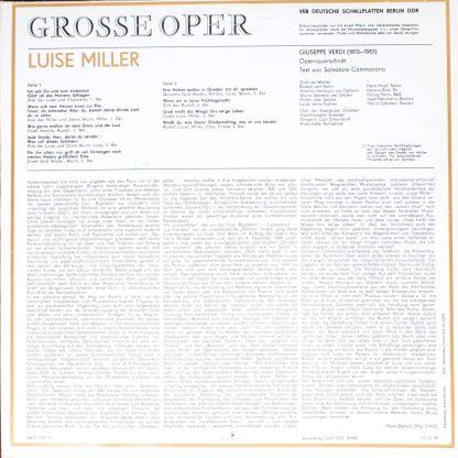 Eterna 8 20 183 - Luise Miller - Opernquerschnitt - Image 2