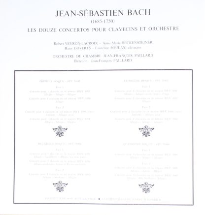Erato STU 70445/46/47/48 - Les Douze Concertos Pour Clavecins Et - Image 4