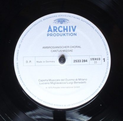 Archiv Produktion 2533 284 - Ambrosianischer Choral - Image 5