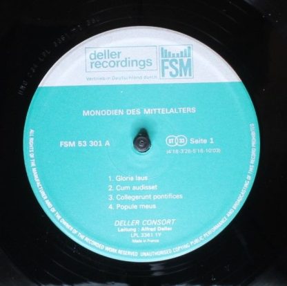 Deller Recordings FSM 53 301 - Gregorianische Gesänge - Image 5