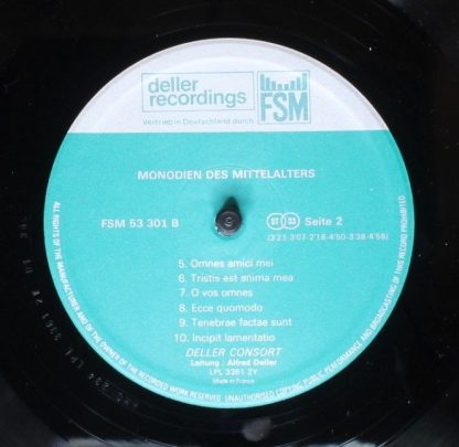 Deller Recordings FSM 53 301 - Gregorianische Gesänge - Image 6