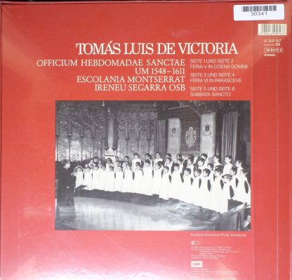 Deutsche Harmonia Mundi 16 9572 3 - Officium Hebdomadae Sanctae - Image 2