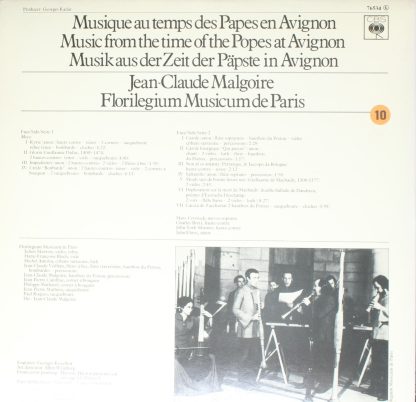 CBS Masterworks 76534 - Musique Au Temps Des Papes En Avignon - Image 4