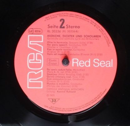 RCA Red Seal RL 30336 - Sacred And Secular Songs Of The Middle A - Image 6