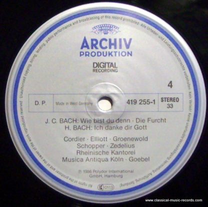 Archiv Produktion 419 253-1 - Die Familie Bach vor Johann Sebast - Image 3