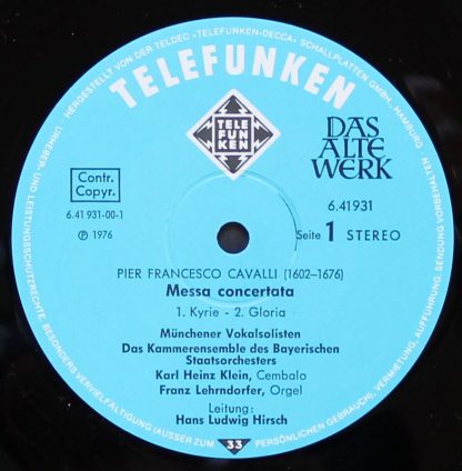 Telefunken 6.41931 AW - Messa Concertata 1656 - Image 2