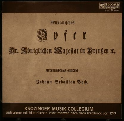 FSM FSM 53 629 - The Musical Offering