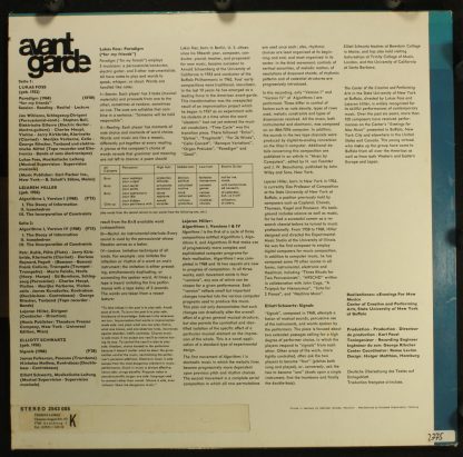 Deutsche Grammophon 2543 005 - Paradigm / Algorithms I, Versions - Image 2