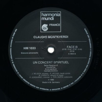 harmonia mundi France HM 1032/33 - Un Concert Spirituel - Image 6