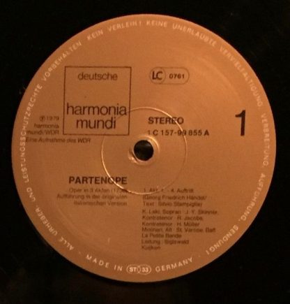Deutsche Harmonia Mundi 1C 157-99 855/58 - Partenope - Image 7