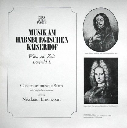 Telefunken SAWT 9563/64-B - Musik Am Habsburgischen Kaiserhof. W - Image 3