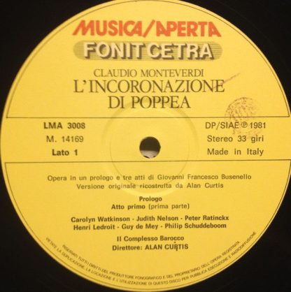 Fonit Cetra LMA 3008 - L'Incoronazione Di Poppea - Image 4