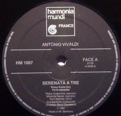 harmonia mundi France HM 1066/67 - Serenata a Tre - Image 3