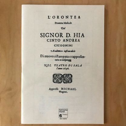 Harmonia Mundi HM 1100/02 - Orontea - Image 2