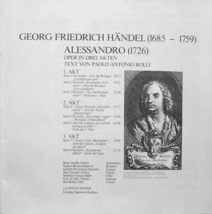 Deutsche Harmonia Mundi 1C 157 16 9537 3 - Alessandro - Image 13