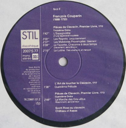 Stil 1607 S 77 - Pièces De Clavecin - Premier Et Second Livres - Image 7