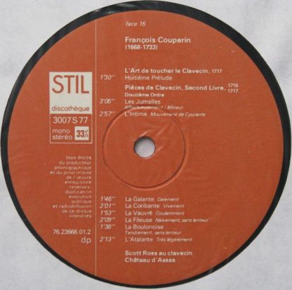 Stil 1607 S 77 - Pièces De Clavecin - Premier Et Second Livres - Image 12