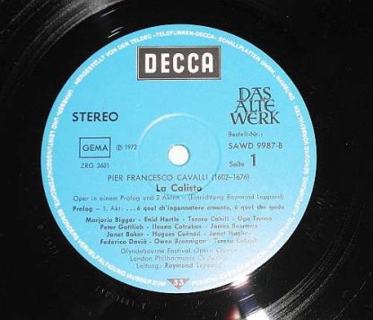 DECCA SAWD 9987/88-B - La Calisto - Image 4