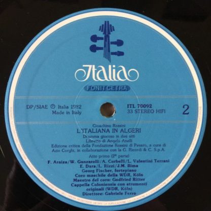 Italia ITL 70092 - L'Italiana In Algeri - Image 6