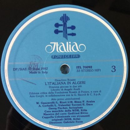 Italia ITL 70092 - L'Italiana In Algeri - Image 7