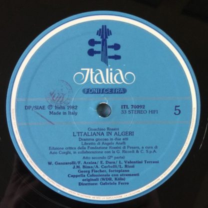 Italia ITL 70092 - L'Italiana In Algeri - Image 9