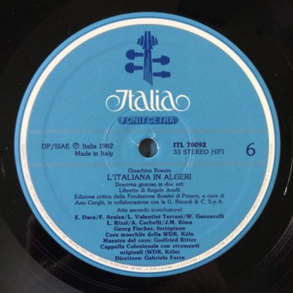 Italia ITL 70092 - L'Italiana In Algeri - Image 10