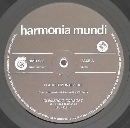 Harmonia Mundi HMU 986 - Il Combattimento Di Tancredi E Clorinda - Image 5