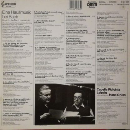 Capriccio C 27 065 - Eine Hausmusik Bei Bach. Music In The Bach - Image 2