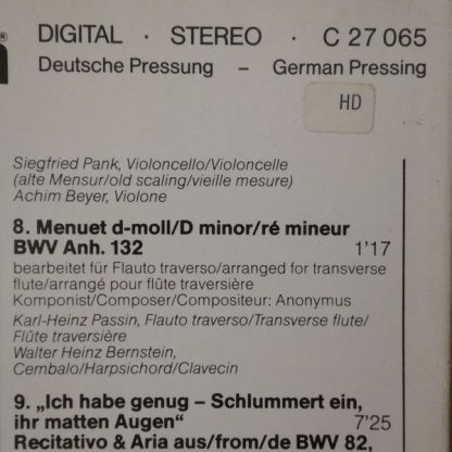 Capriccio C 27 065 - Eine Hausmusik Bei Bach. Music In The Bach - Image 3