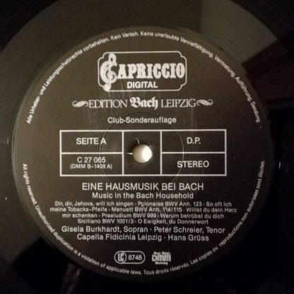 Capriccio C 27 065 - Eine Hausmusik Bei Bach. Music In The Bach - Image 6