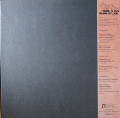 Westdeutscher Rundfunk 66.30088 - Tage Alter Musik In Herne 1985 - Image 2