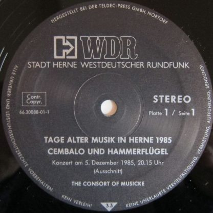 Westdeutscher Rundfunk 66.30088 - Tage Alter Musik In Herne 1985 - Image 3