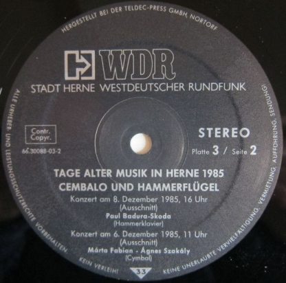 Westdeutscher Rundfunk 66.30088 - Tage Alter Musik In Herne 1985 - Image 8