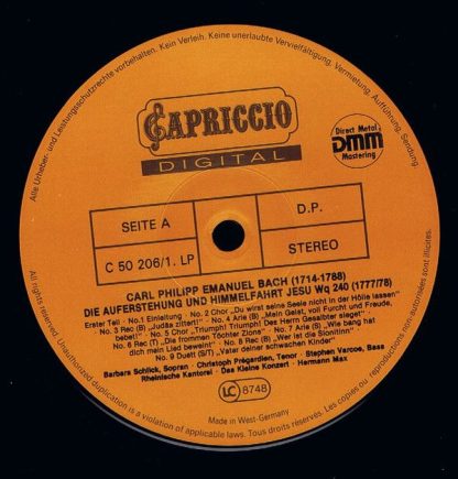 Capriccio C 50 206/1-2 - Die Auferstehung Und Himmelfahrt Jesu W - Image 6