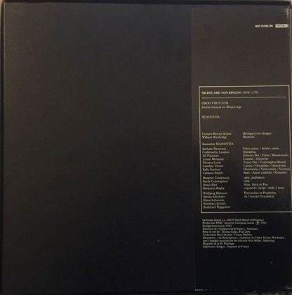 Deutsche Harmonia Mundi HM 20395/96 - Ordo Virtutum - Image 2