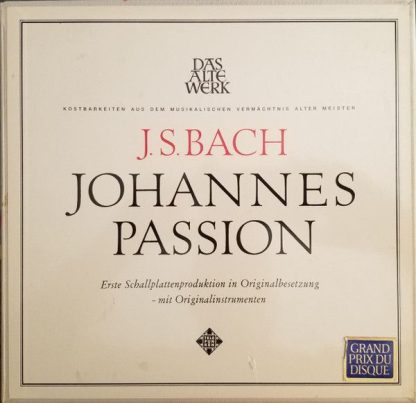Telefunken SKH 19 / 1-3 - Johannes Passion (Erste Schallplattenp